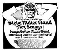 Steve Miller Band / Boz Scaggs / James Cotton Band on May 3, 1974 [347-small]