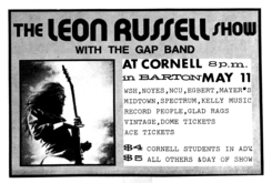 Leon Russell / The Gap Band on May 11, 1974 [365-small]