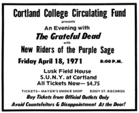 New Riders of the Purple Sage / Grateful Dead on Apr 18, 1971 [378-small]