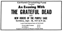 New Riders of the Purple Sage / Grateful Dead on Apr 18, 1971 [379-small]