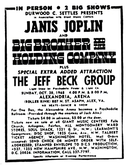janis joplin / Big Brother And The Holding Company / Jeff Beck Group on Oct 20, 1968 [560-small]