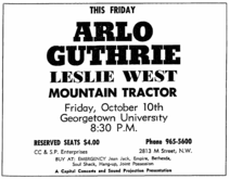 Arlo Guthrie / Mountain on Oct 10, 1969 [582-small]