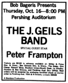 The J. Geils Band / Peter Frampton on Oct 16, 1975 [736-small]