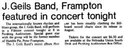 The J. Geils Band / Peter Frampton on Oct 16, 1975 [739-small]