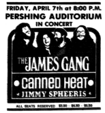 James Gang / Canned Heat / Jimmy Spheeris on Apr 7, 1972 [741-small]