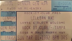 Lillian Axe on Mar 1, 1992 [841-small]