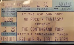 Ratt / LA Guns / Bang Tango / Contraband on Aug 9, 1991 [842-small]