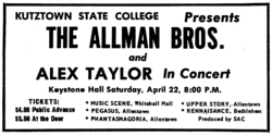 Allman Brothers Band / Alex Taylor on Apr 22, 1972 [870-small]