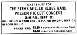 Steve Miller Band / Wilson Pickett on Sep 27, 1969 [889-small]