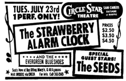 Strawberry Alarm Clock / The Seeds / Evergreen Blue Shoes on Jul 23, 1968 [943-small]