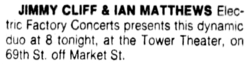 Jimmy Cliff / Ian Matthews on Nov 12, 1976 [172-small]