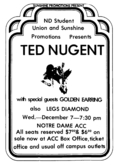 Ted Nugent / Golden Earring / Legs Diamond on Dec 7, 1977 [361-small]