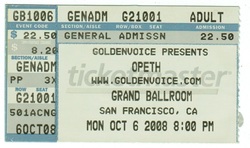 Opeth / High On Fire / Baroness on Oct 6, 2008 [374-small]