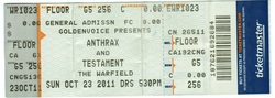 Anthrax / Testament / Death Angel on Oct 23, 2011 [388-small]