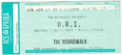 D.R.I. / Wolfpack / Twitch Angry / M.D.L. / D.O.M. on Apr 17, 2016 [585-small]