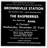 brownsville station / The Raspberries / Bang on Nov 22, 1972 [601-small]