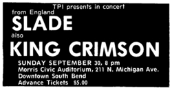 Slade / King Crimson on Sep 30, 1973 [603-small]