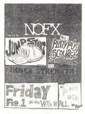 NOFX / Jumpstart / Platypus Scourge / Inner Strength on Feb 1, 1991 [664-small]
