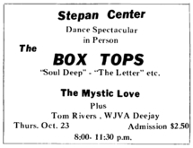 The Box Tops / The Mystic Love on Oct 23, 1969 [745-small]