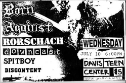 Born Against / Rorschach / Sleep / Spitboy / Discontent on Jul 10, 1991 [765-small]