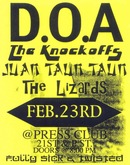D.O.A. / The Knockoffs / Juan Taun Taun / Lizards on Feb 23, 2000 [071-small]
