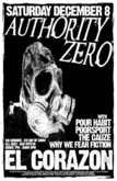 Authority Zero / Pour Habit / poorsport / The Cauze / Why We Fear Fiction on Dec 8, 2007 [102-small]