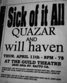 Sick of It All / Quasar / Beastie Boys / Will Haven on Apr 11, 1996 [103-small]