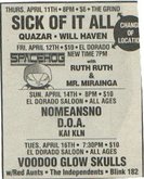 Sick of It All / Quasar / Beastie Boys / Will Haven on Apr 11, 1996 [106-small]