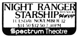 Night Ranger / Starship on Nov 12, 1985 [124-small]
