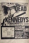 Dead Kennedys / Descendents / Social Unrest on Oct 4, 1985 [128-small]