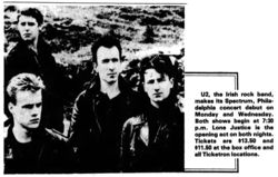 U2 / Lone Justice on Apr 22, 1985 [189-small]