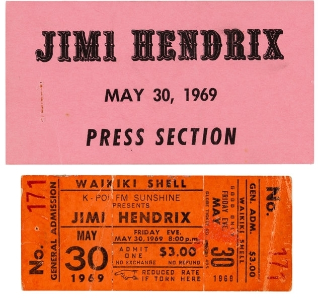 May 30, 1969: Jimi Hendrix at Waikiki Shell Honolulu, Hawaii, United ...