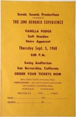 Jimi Hendrix / Vanilla Fudge / Soft Machine / Eire Apparent on Sep 5, 1968 [495-small]