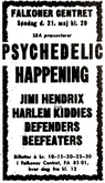 Jimi Hendrix / Harlem Kiddies / Defenders / Beefeaters on May 21, 1967 [513-small]