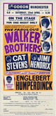 The Walker Brothers / Englebert humperdink / Pink Floyd / Cat Stevens / Jimi Hendrix on Apr 22, 1967 [518-small]