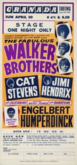 The Walker Brothers / Engelbert Humperdinck / Yusuf / Cat Stevens / Jimi Hendrix on Apr 30, 1967 [522-small]