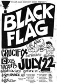 Square Cools / Vacant / Black Flag / Crucifix on Jul 22, 1982 [550-small]