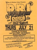 Kreator / D.R.I. / IGD / Holy Terror on Jul 21, 1988 [551-small]