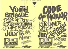 Code of Honor / Personality Crisis / Straw Dogs on Jul 23, 1983 [558-small]