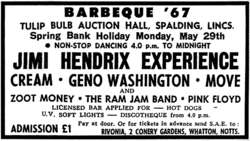 Jimi Hendrix / Cream / Pink Floyd / The Move / Geno Washington / Zoot Money on May 29, 1967 [280-small]