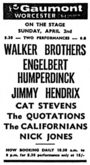 The Walker Brothers / Englebert humperdink / Cat Stevens / Jimi Hendrix on Apr 2, 1967 [309-small]