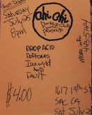 Drop Acid / Deftones / Idlewyld / Fault on Jul 25, 1992 [312-small]