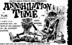 Flak / The Anti-Bodies / Annihilation Time on Nov 5, 2007 [335-small]