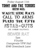 Tommy And The Terrors / Waste Side Rats / Call to Arms / Plead the Fifth / Stab-Outs / Sewer Rat on Aug 11, 2006 [345-small]