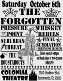 The Forgotten / Pressure Point / Whiskey Rebels / Suburban Threat / Final Summation / The Roustabouts on Oct 6, 2001 [358-small]