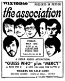 the association / The Guess Who / Mercy on May 16, 1969 [366-small]