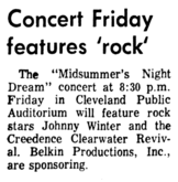 Creedence Clearwater Revival / Johnny Winter / Silk on Jul 25, 1969 [368-small]