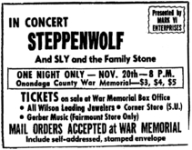 Steppenwolf / Sly and the Family Stone on Nov 20, 1968 [406-small]