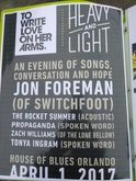 Jon Foreman / The Rocket Summer / Propaganda / Zach Williams / Tonya Ingram on Apr 1, 2017 [847-small]