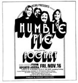 Foghat / Humble Pie / Maggie Bell on Nov 16, 1973 [490-small]